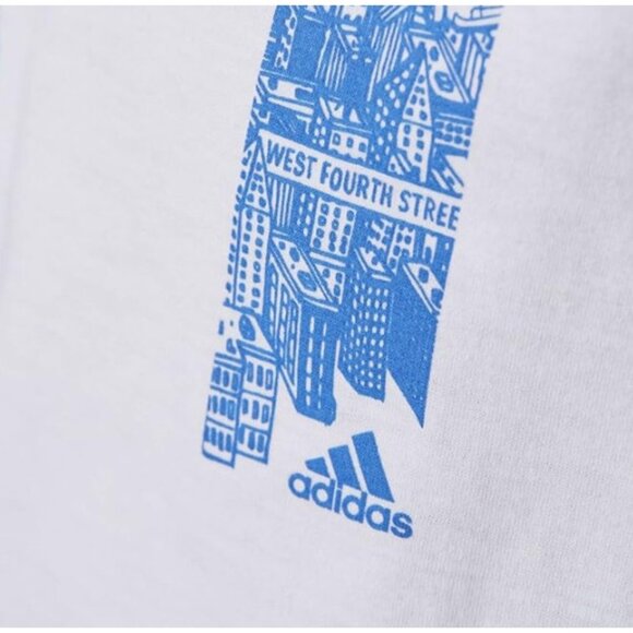 Adidas Men White T-Shirt New York The Go To Performance Tee - Picture 4 of 5